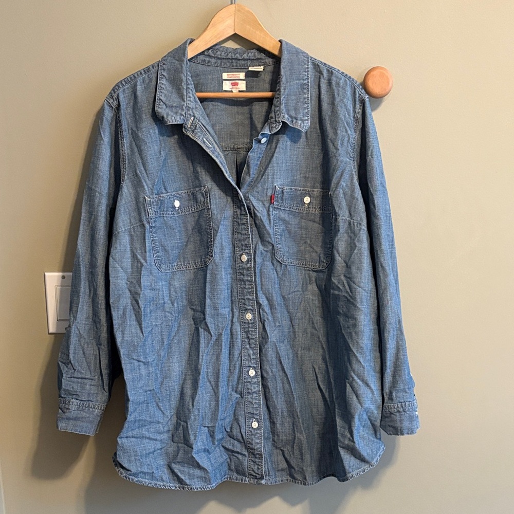 Levi's Classic Blue Denim Shirt
